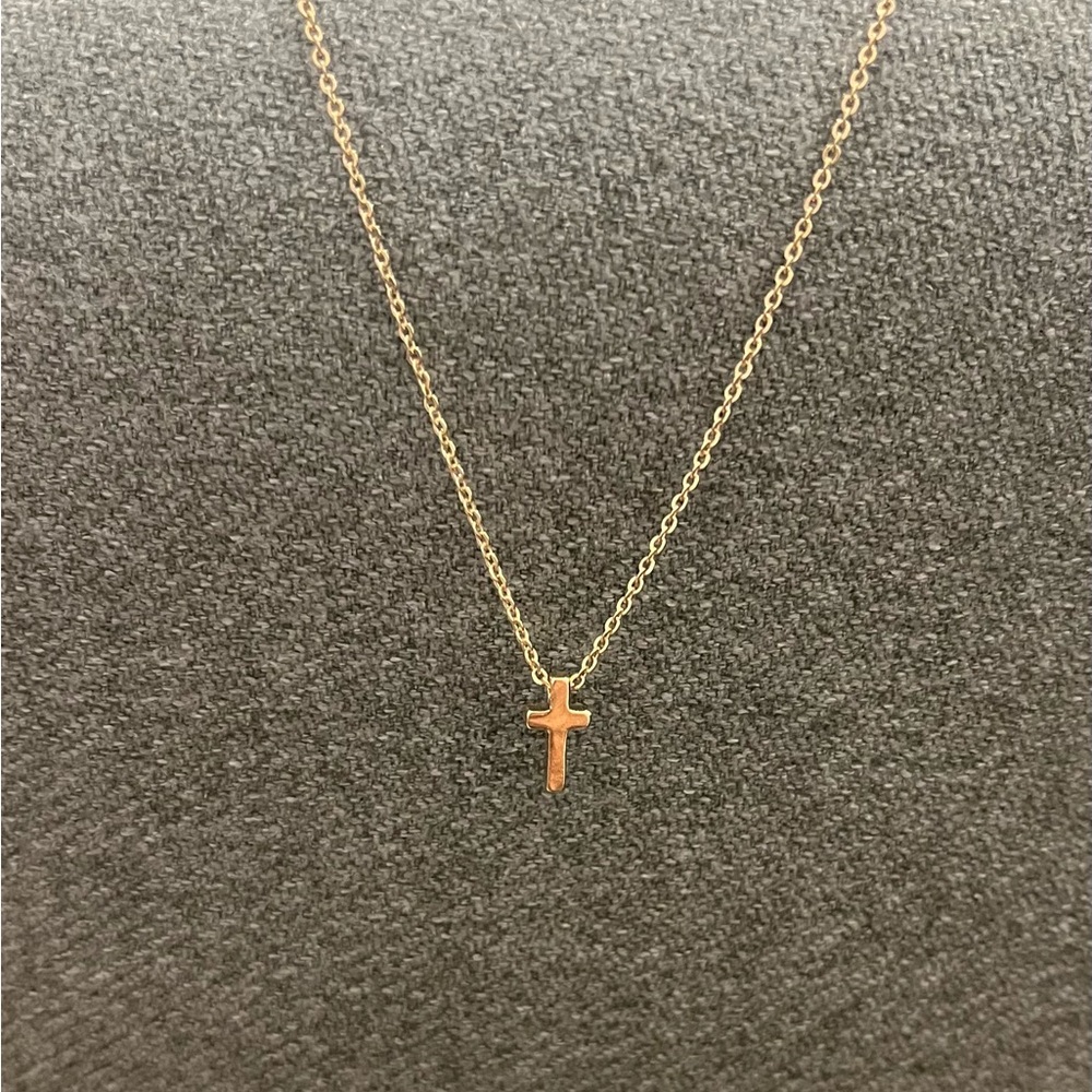 COPY - Gold Cross Pendant Necklace